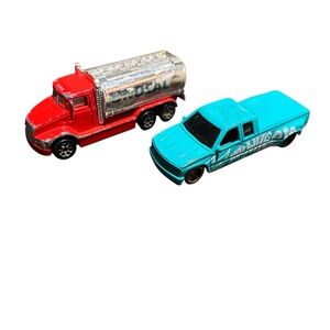 Lot 90s Hot Wheels Peterbilt Truck Unocal 76 Gas Station C3500 Hot Rod Cars Toys